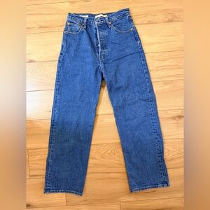 Levi’s ribcage straight ankle jeans